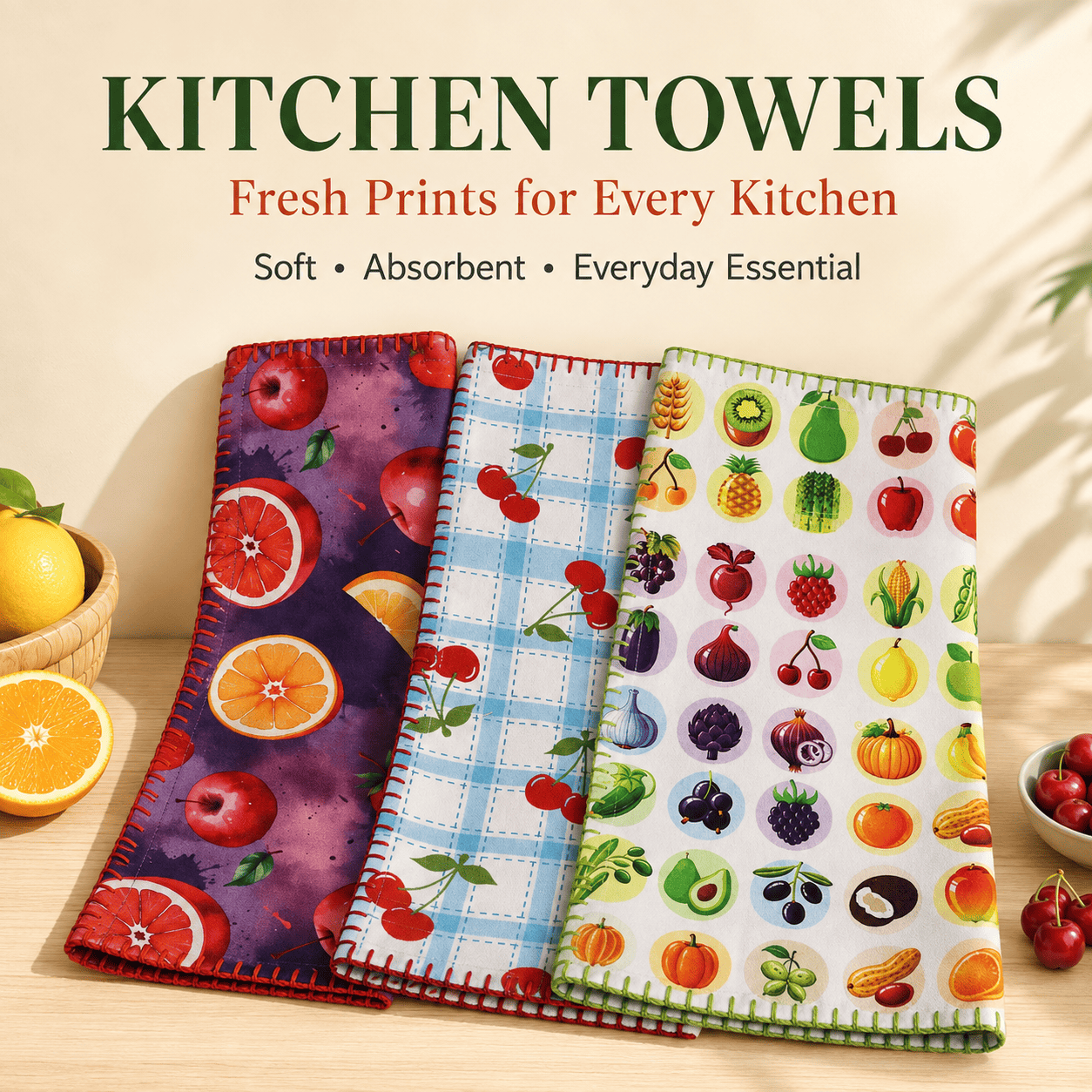 Kids Lunch Towels