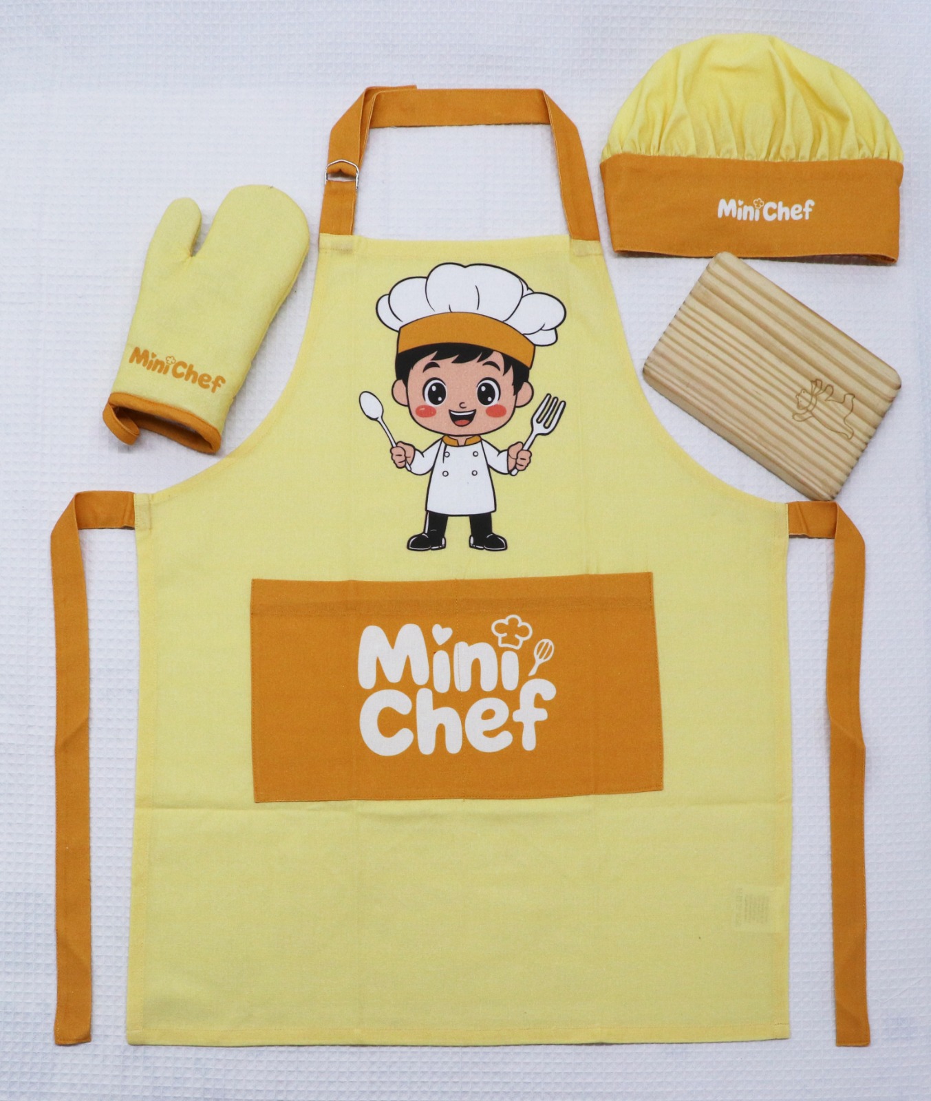 Mini Chef Sunshine Yellow Kids Cooking Sets