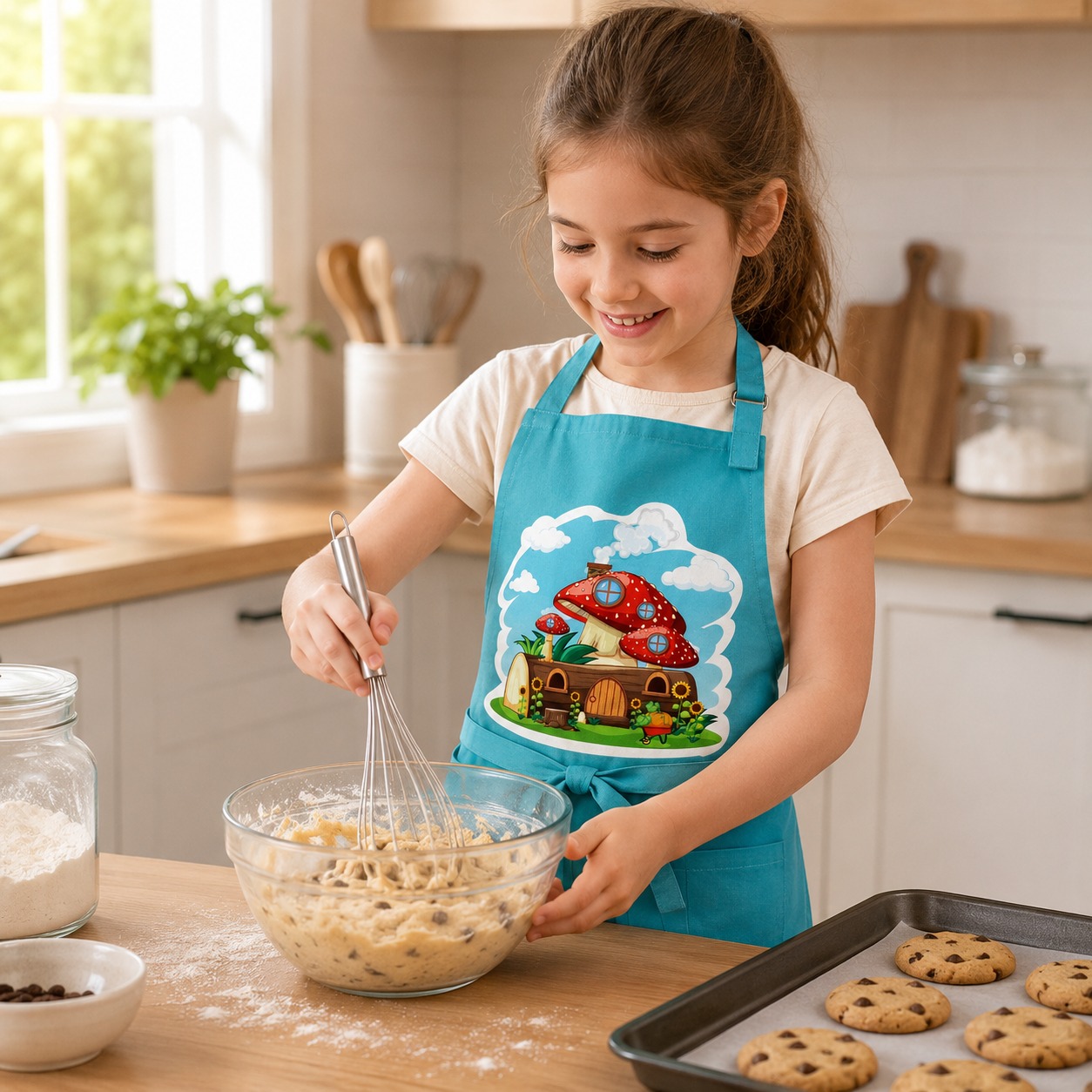 100% Cotton Little Chef Kids Apron