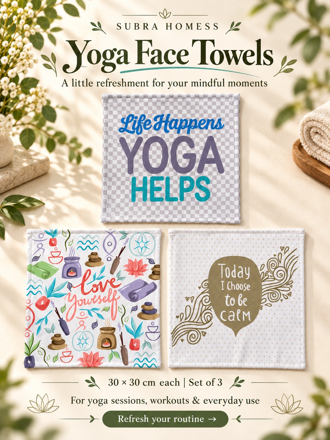 Yoga Towels – Ultra Soft, Absorbent and Lightweight