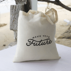 Make your future - cotton tote bag