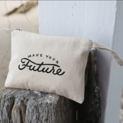 Make your future - cotton pouch