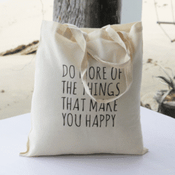 Make you happy - cotton tote bag