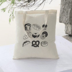 Minimal Cotton Tote Bag